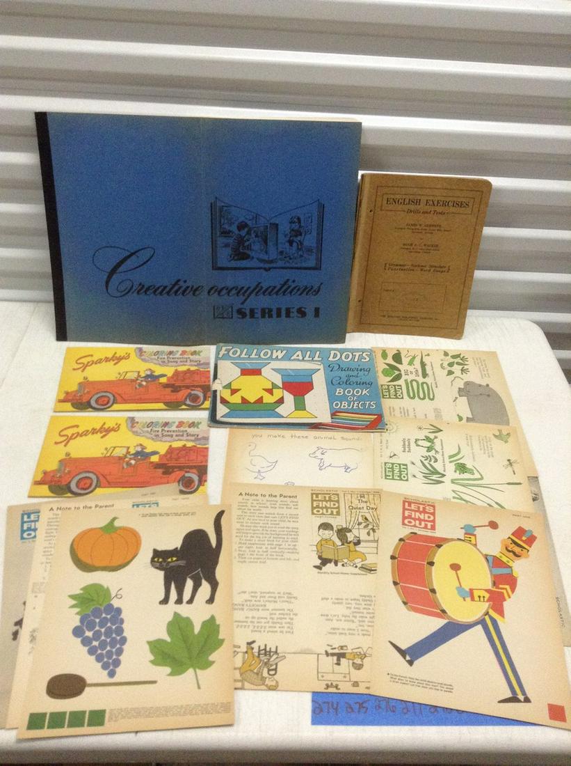 1930s, 40s & 60s School Workbooks and more (1 of 1)