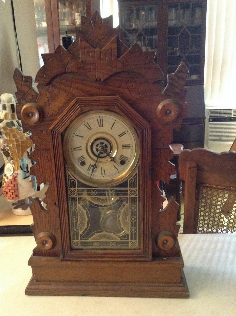 Hawk W.m. L. Gilbert Clock Co. Clock 22" tall (1 of 1)