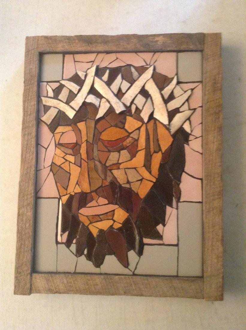 2017 Framed Religious Mosaic Artwork 11x14" (1 of 1)
