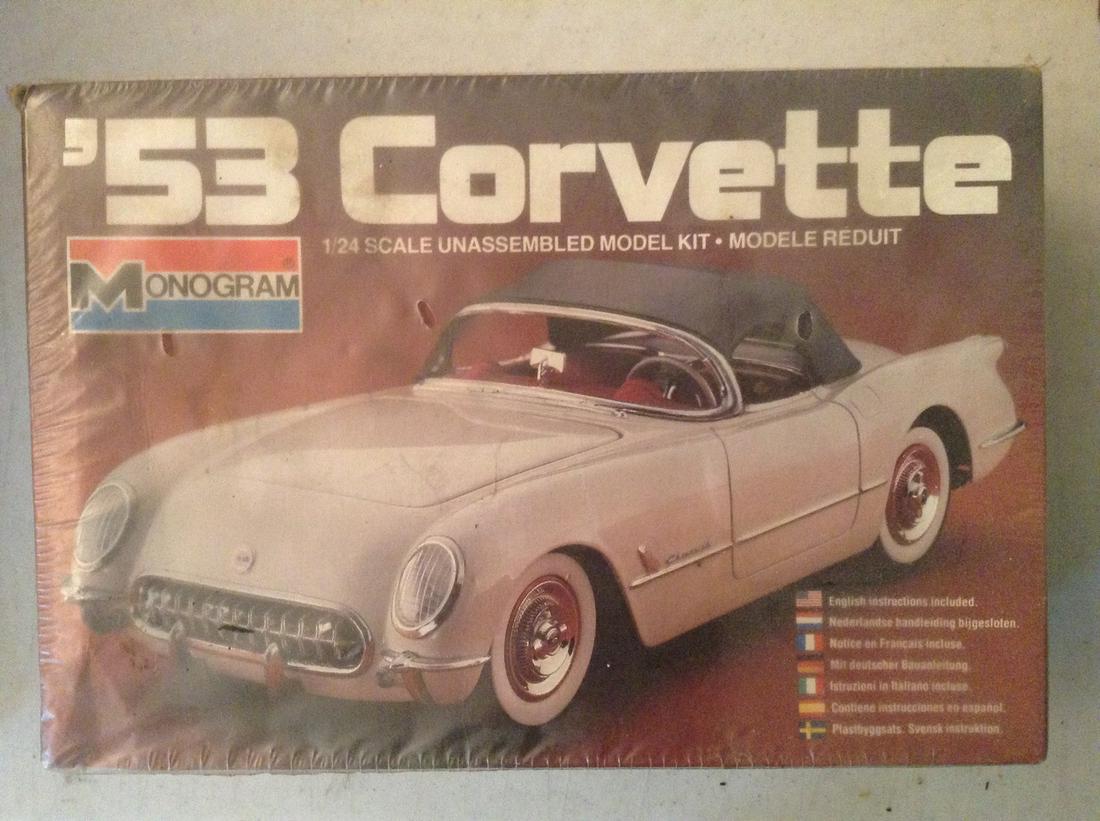 53 Corvette 1/24 Scale Unassembled Model Kit (1 of 1)