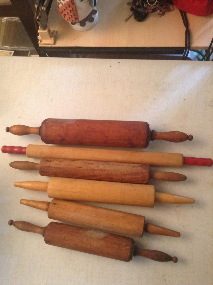 Lot of rolling pins: Lot of rolling pins