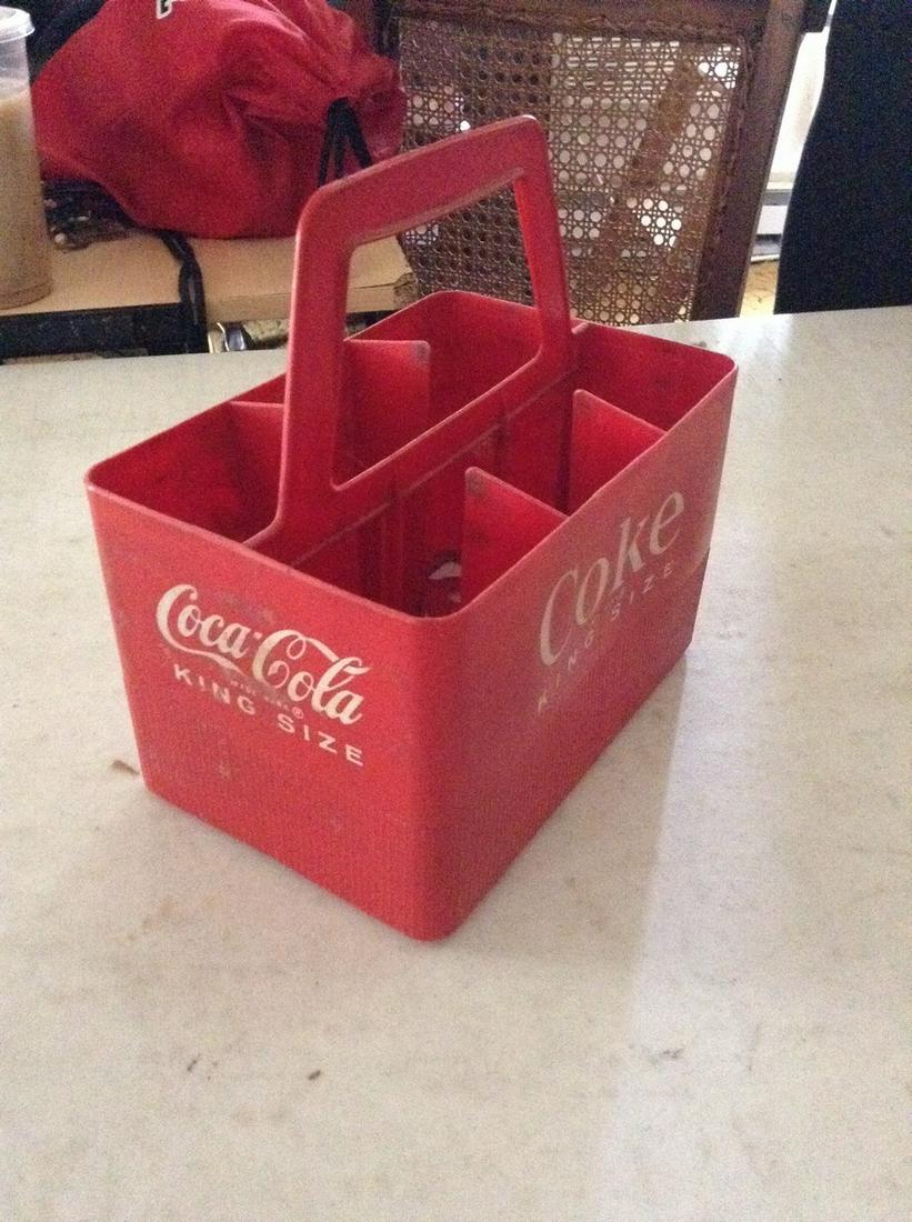 Coca-Cola King Size Bottle Holder 19" tall (1 of 1)
