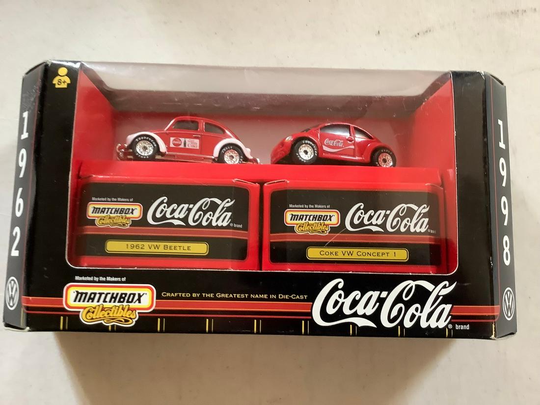 Matchbox Coca Cola 1998 Cars in Box: Matchbox Coca Cola 1998 Cars in Box