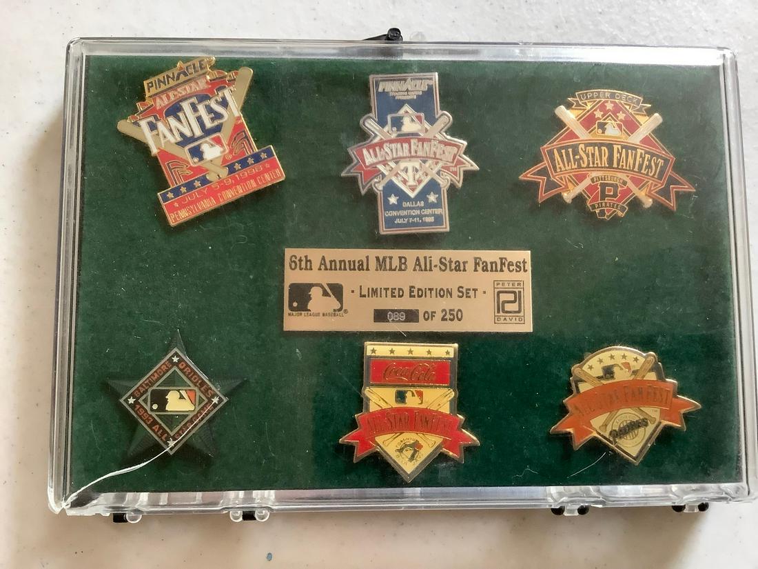 6th Annual MLB All-Star Fanfest Limited Edition Pin Set (1 of 1)