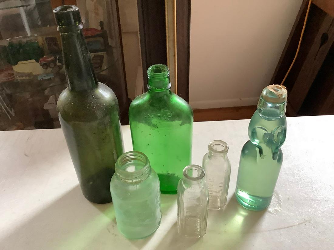 Lot of Glass Bottles: Lot of Glass Bottles