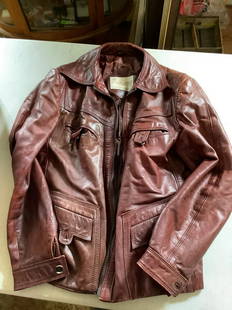 Saxony Genuine Leather Jacket Made in Korea: Saxony Genuine Leather Jacket Made in Korea