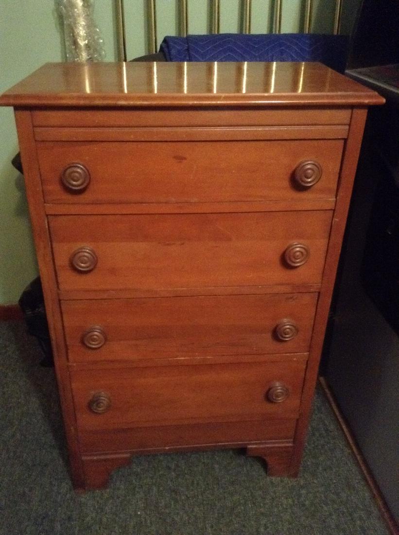 Four Drawer Chest 39"x25"x14.5": Four Drawer Chest 39"x25"x14.5"