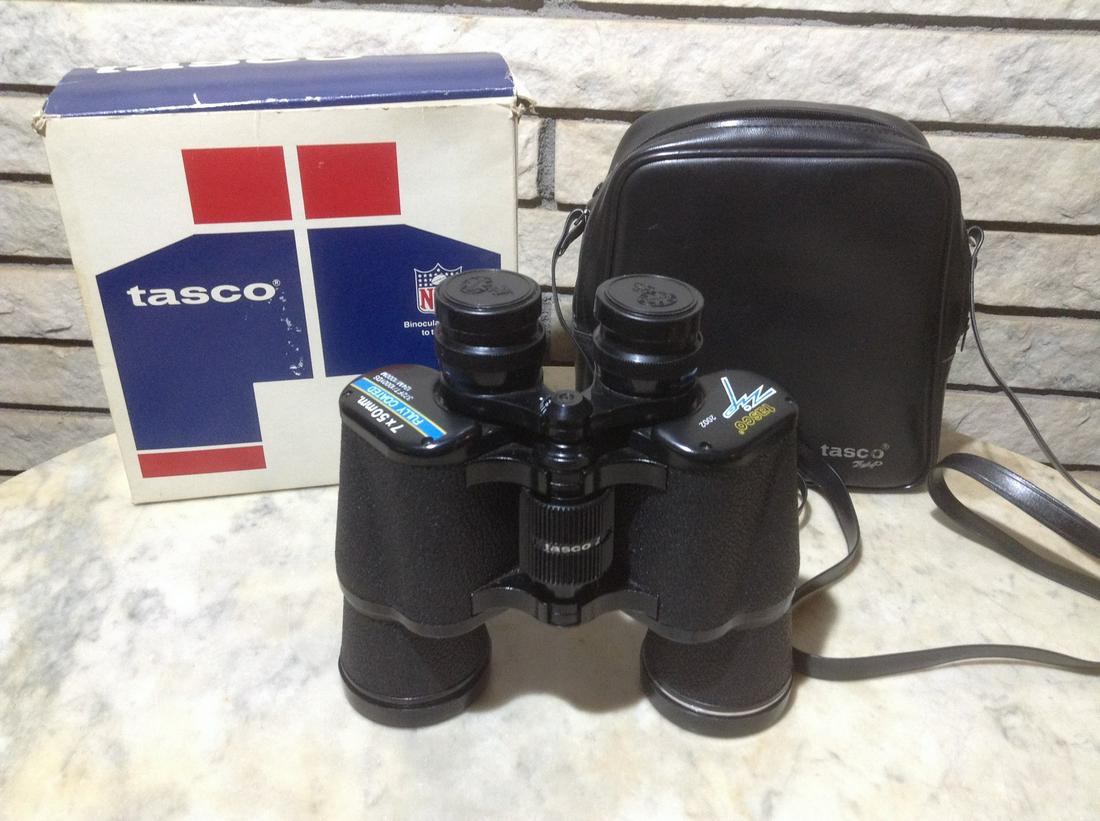 Vintage Tasco Binoculars with case in original Box (1 of 1)
