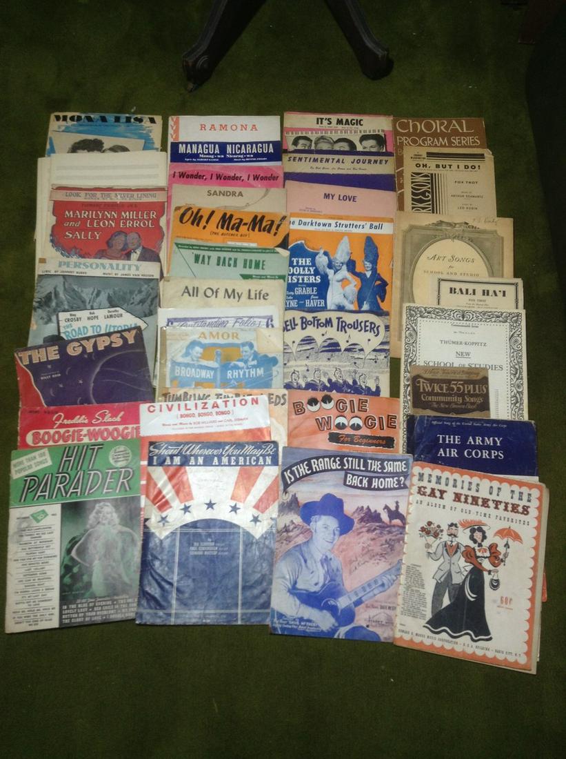Large amount of early Sheet music and more (1 of 1)
