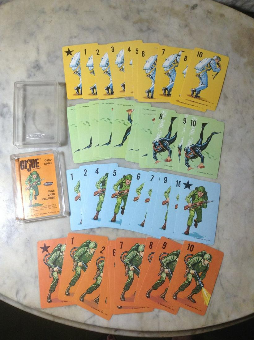 1965 GI Joe Card Game with instruction card and Whitman (1 of 1)
