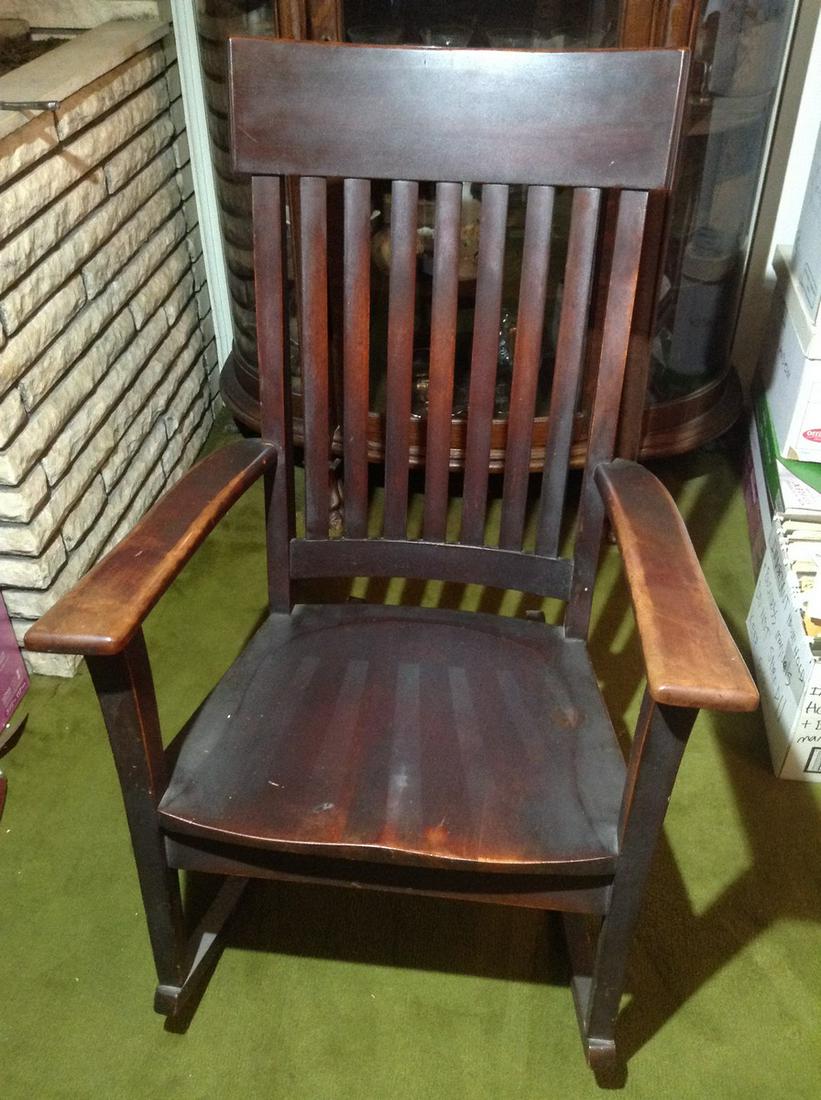 Early Mission Style Rocking Chair 41" tall: Early Mission Style Rocking Chair 41" tall