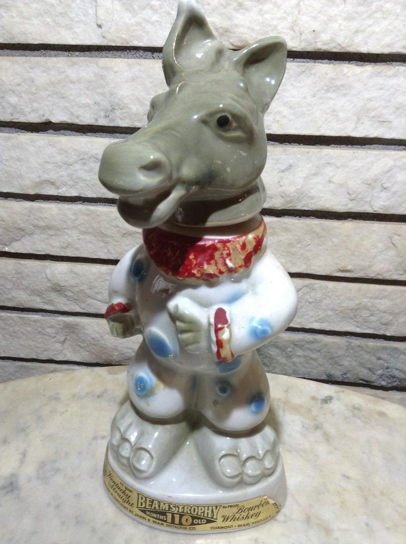 Jim Beam Regal China Donkey Decanter (Cork Broken) (1 of 1)