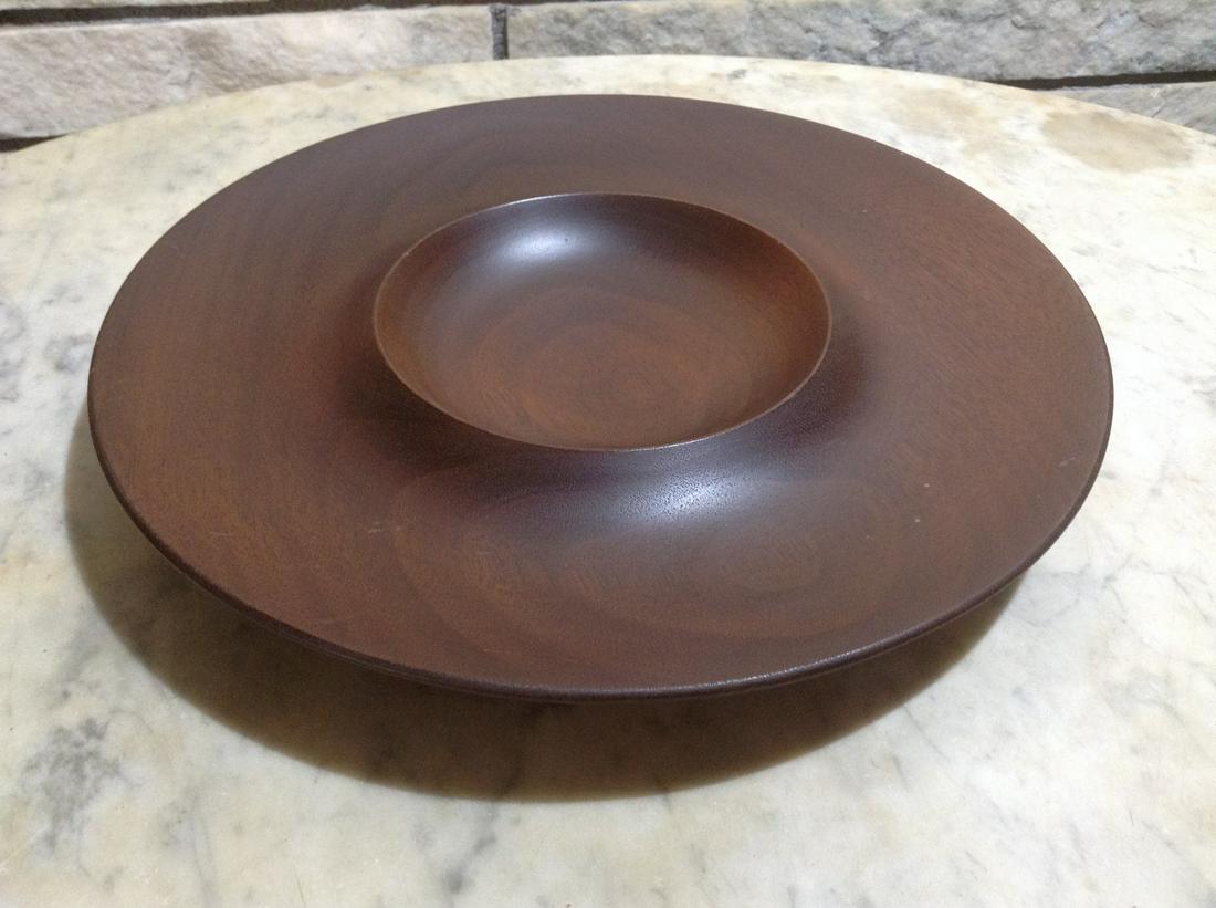 Mid Century Modern Woodbury's Woodworks Mahogany Chip (1 of 1)