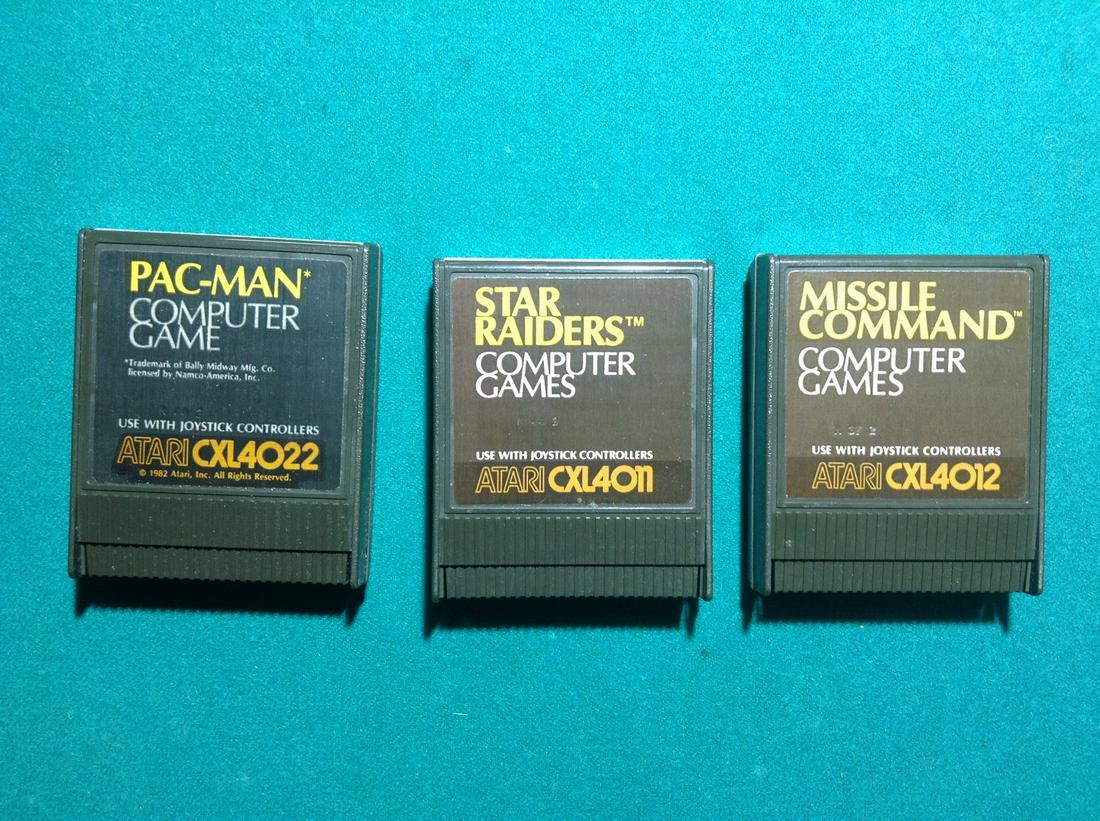 Vintage Atari Pac-Man, Missile Command & Star Raiders (1 of 1)