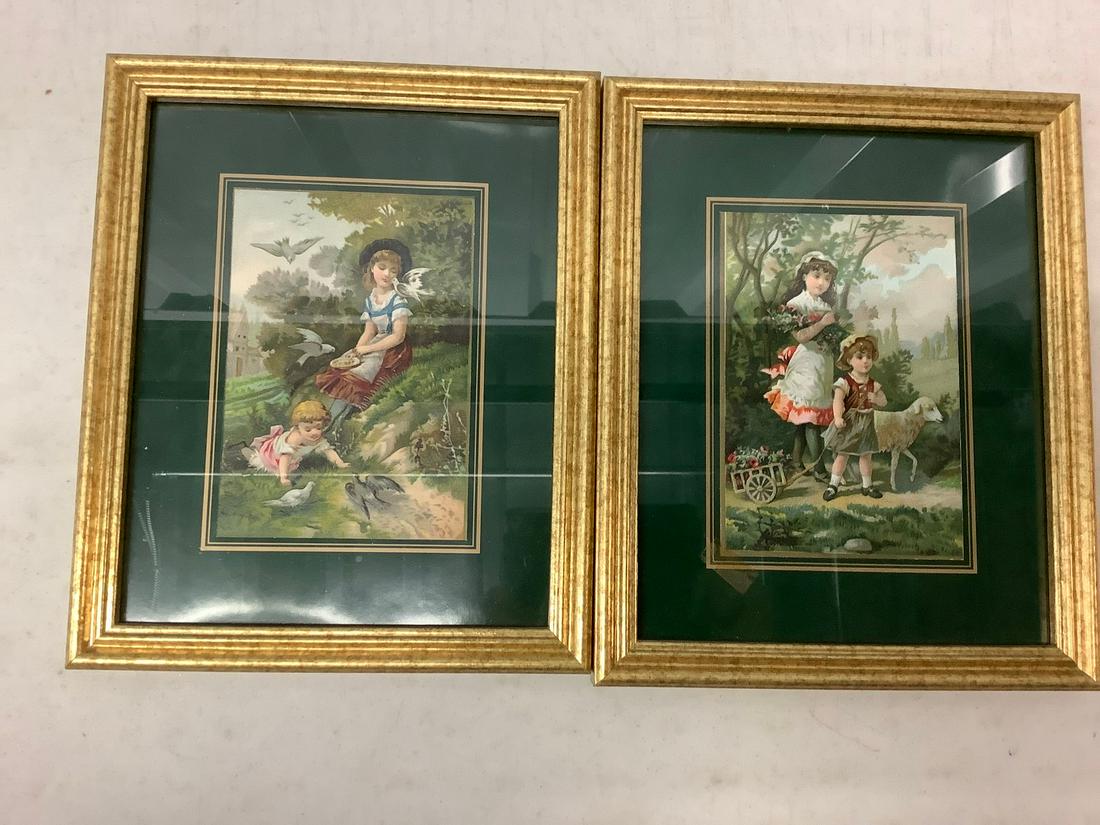 Pair of framed artwork (1 of 1)