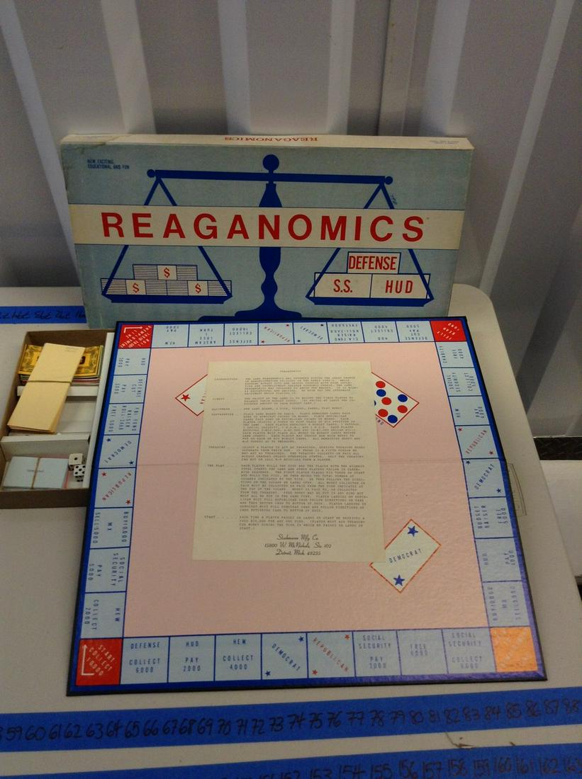 Reganomics board game: Reganomics board game