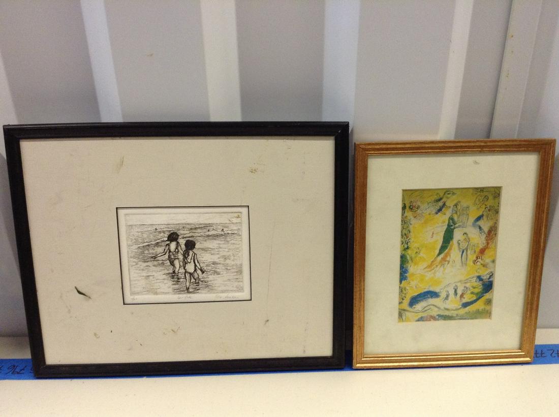 Two framed signed artworks (1 of 1)