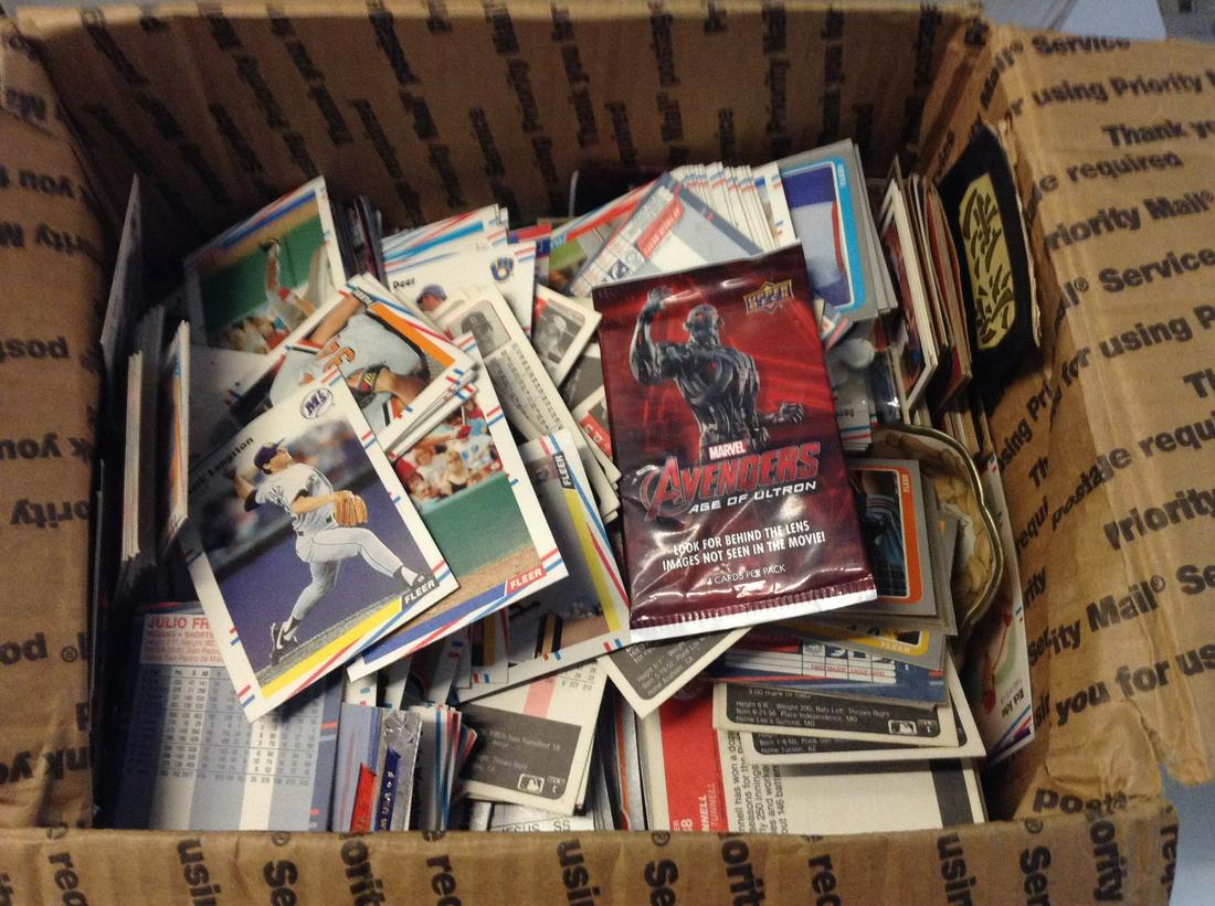 large amount of baseball cards (1 of 1)