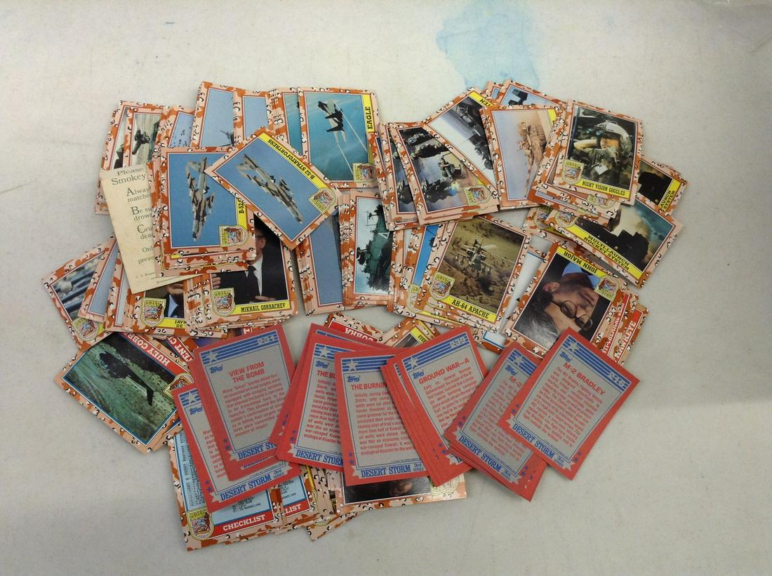 Lot of Topps Desert Storm Cards (1 of 1)