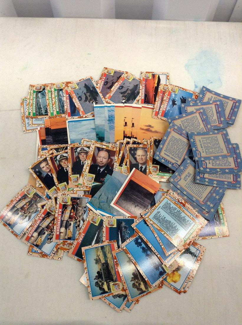 Lot of Desert Storm Cards: Lot of Desert Storm Cards