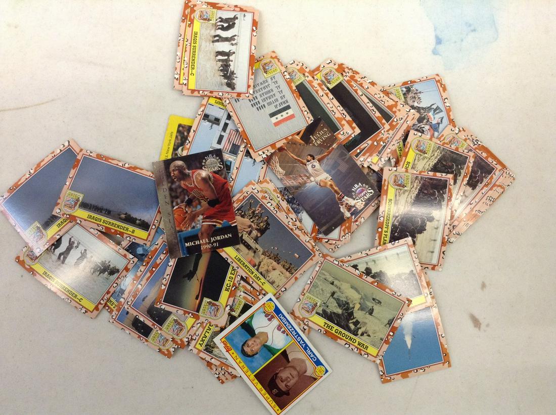 Lot of Desert Storm and Basketball Cards: Lot of Desert Storm and Basketball Cards