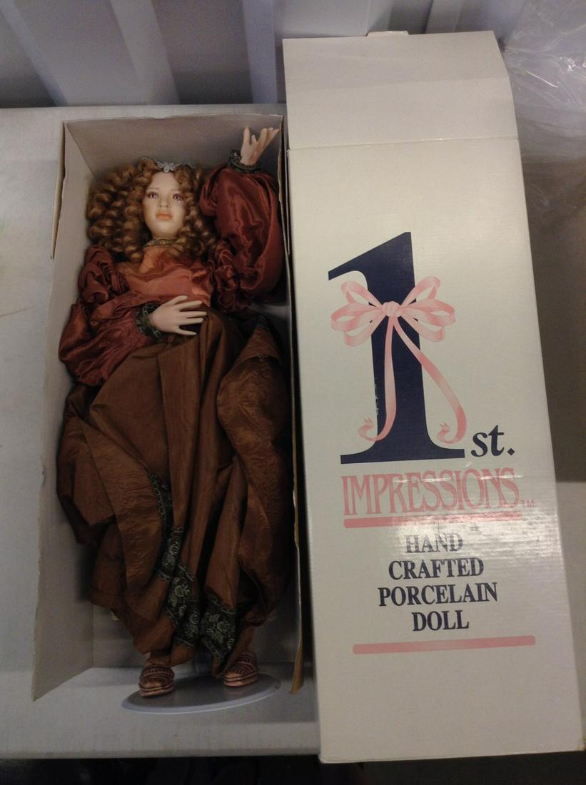 1st Impressions Hand Crafted Porcelain Doll in box (1 of 1)