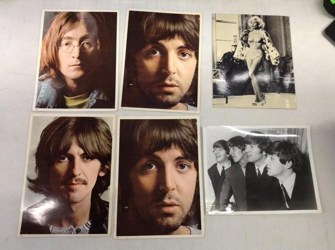 Lot of The Beatles, Marylin Monroe, and Other Photos: Lot of The Beatles, Marylin Monroe, and Other Photos