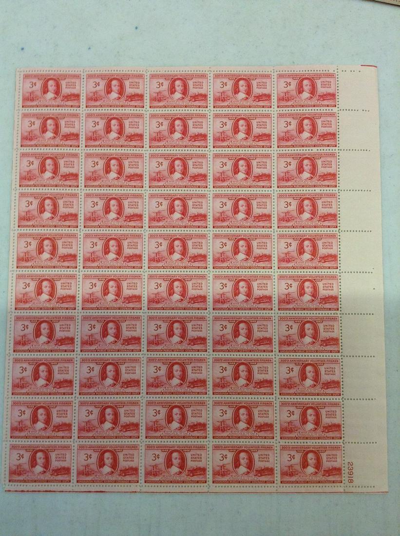 sheet of US stamps peter stuyvesant (1 of 1)