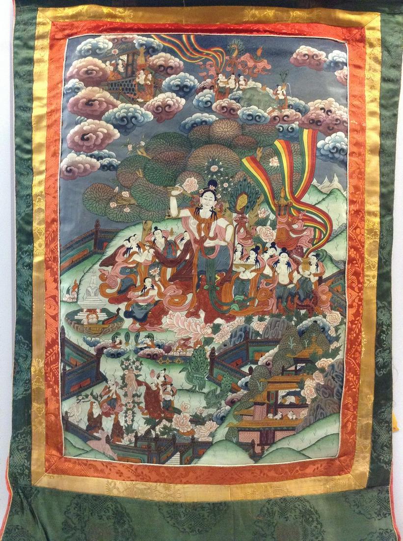 Asian artwork on a scroll (1 of 1)