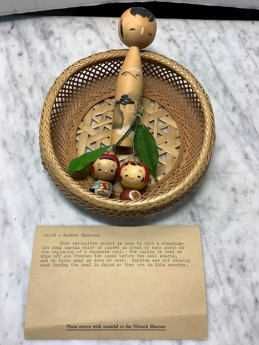 Newark Museum Basket with Two Wooden Dolls (1 of 1)
