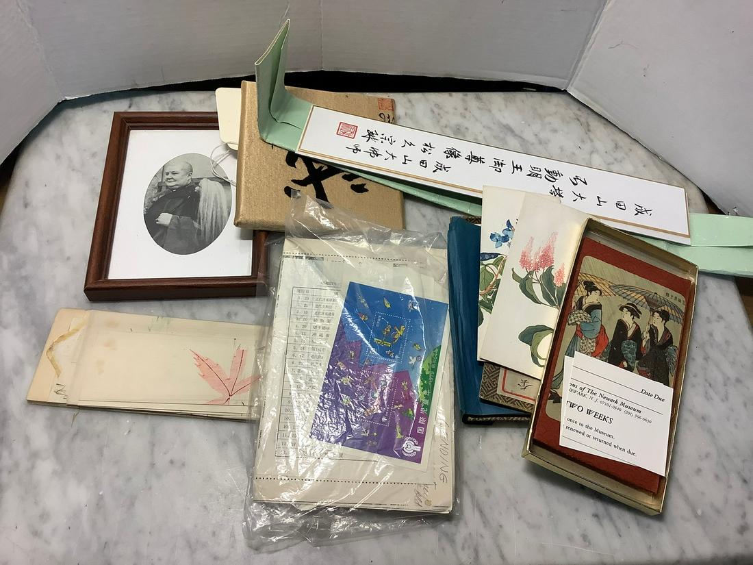 Newark Museum Lot of Writing Paper, Stamps, and More (1 of 1)