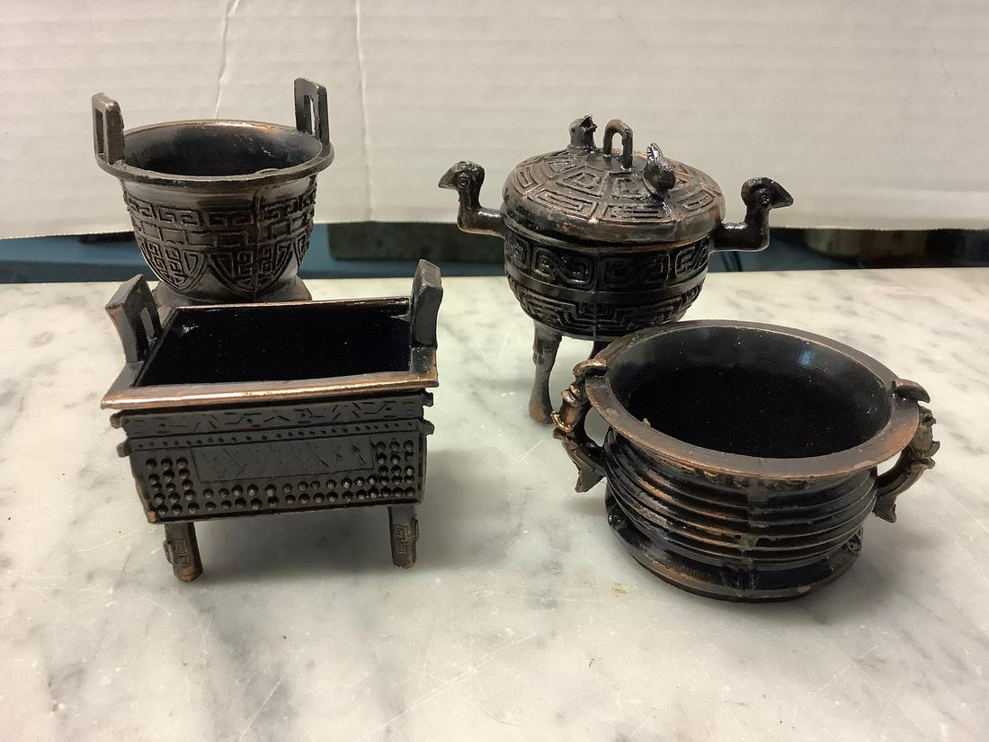 Newark Museum Four Metal Miniatures (1 of 1)