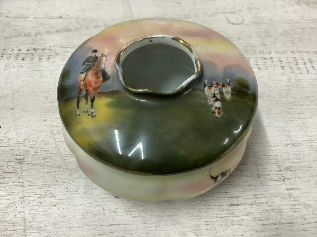 Hand-Painted Barrerian Powder Jar (1 of 1)