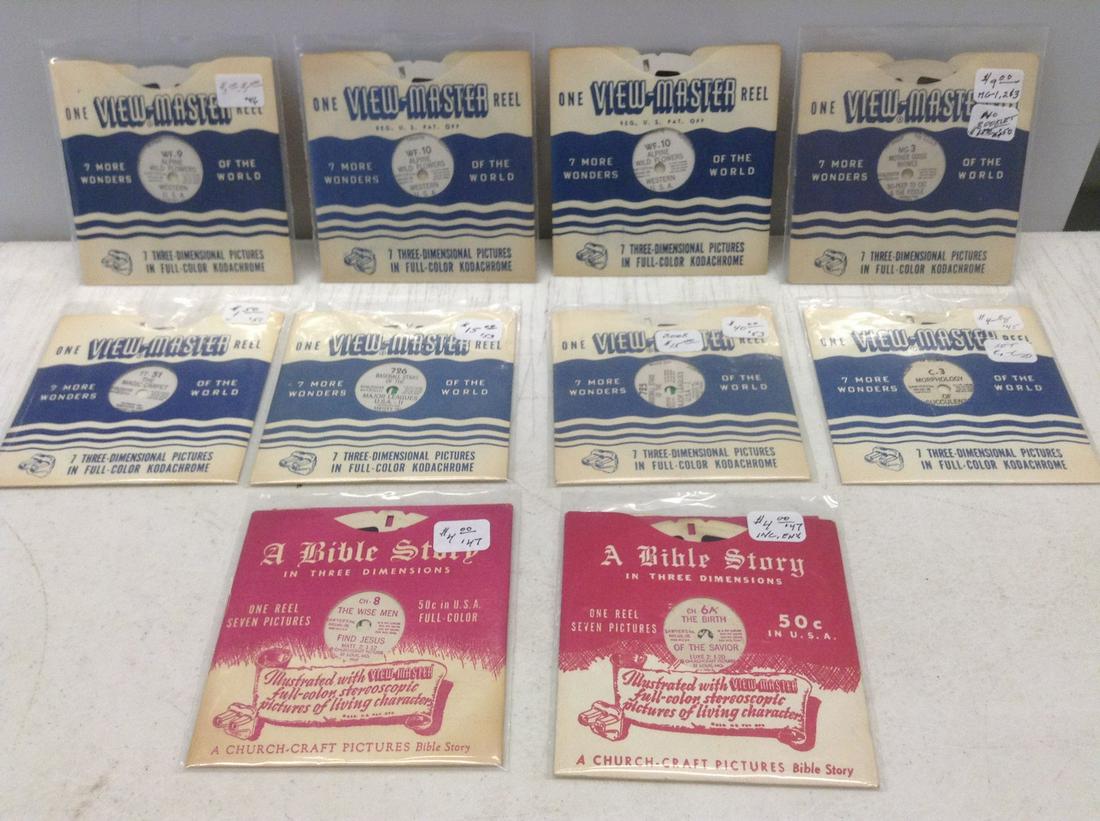 Alpine Wild Flowers Vintage View Master Reels (1 of 1)