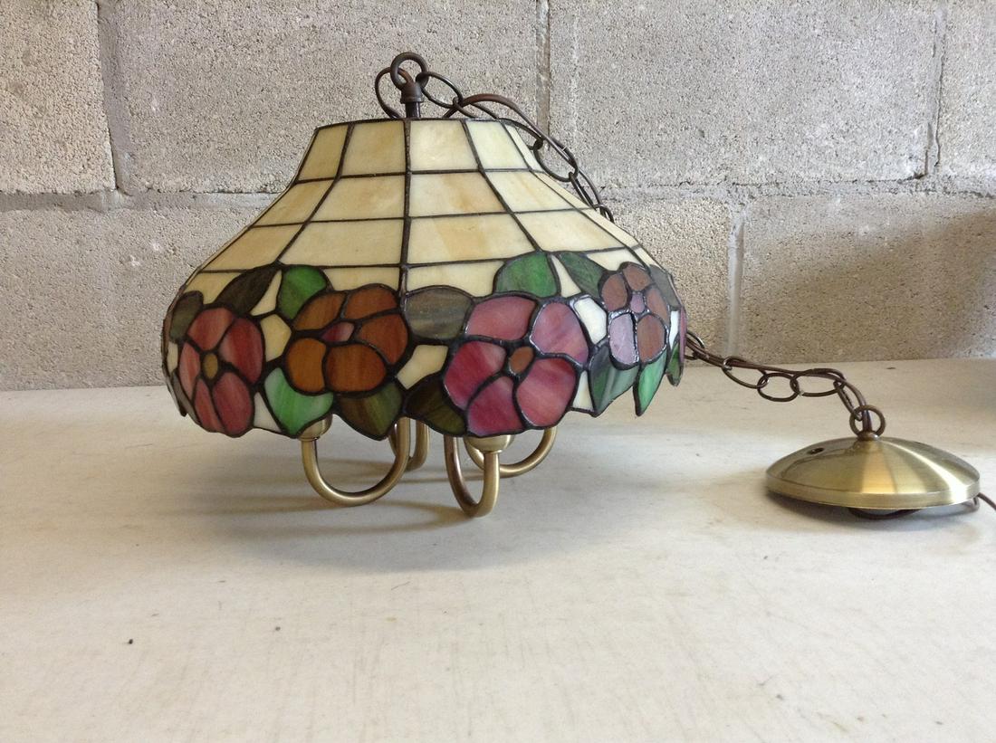Hanging glass shade lamp: Hanging glass shade lamp