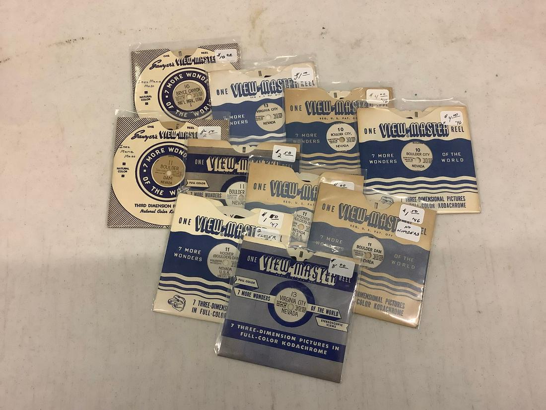 Lot of Hoover Dam, Virginia City, and Other: Lot of Hoover Dam, Virginia City, and Other View-Masters
