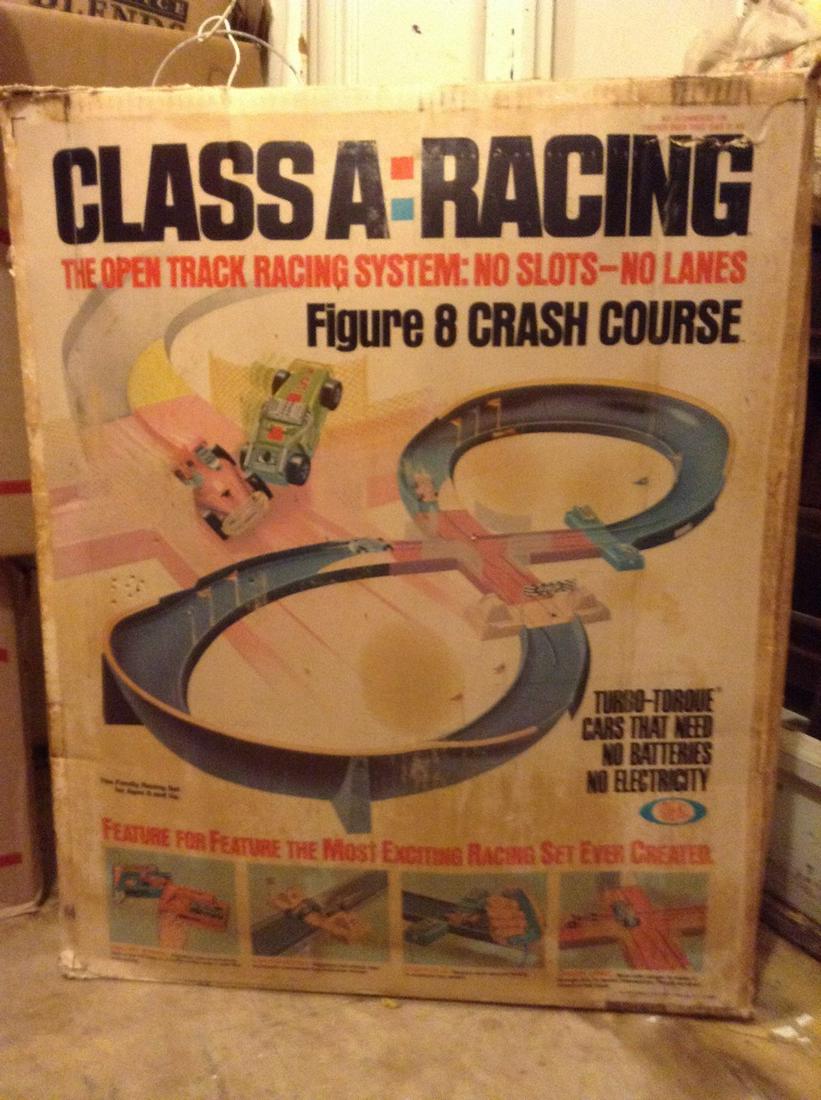 1972 Ideal Toys Class A Racing Figure 8 Crash Sourse in (1 of 1)