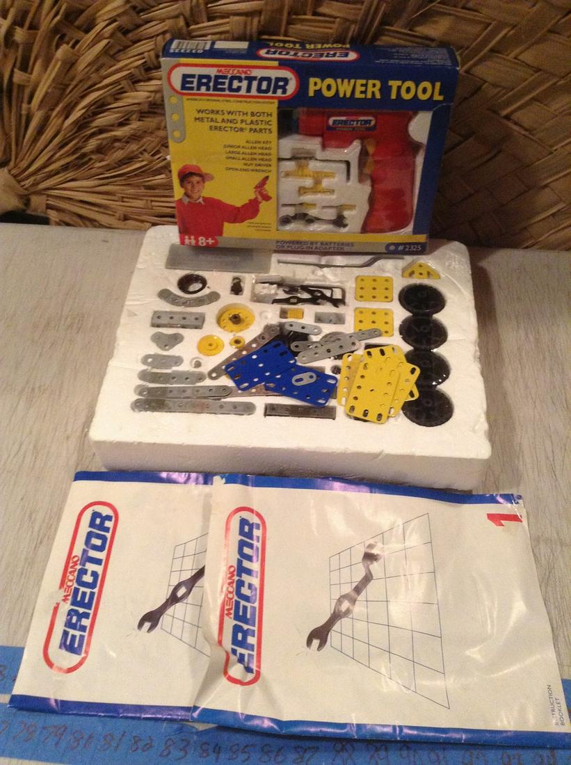 Meccano Erector Set and Power Tool Set NIB (1 of 1)