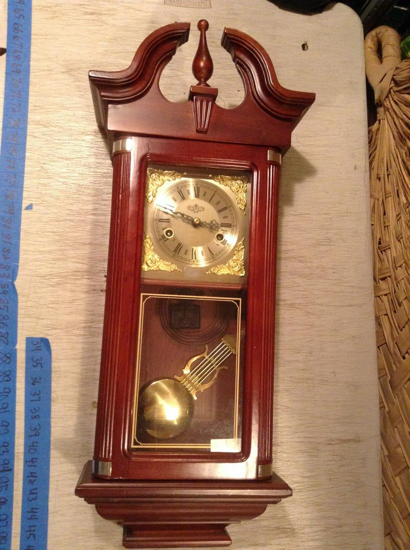 D&A Wood Wall Clock 27" tall: D&A Wood Wall Clock 27" tall