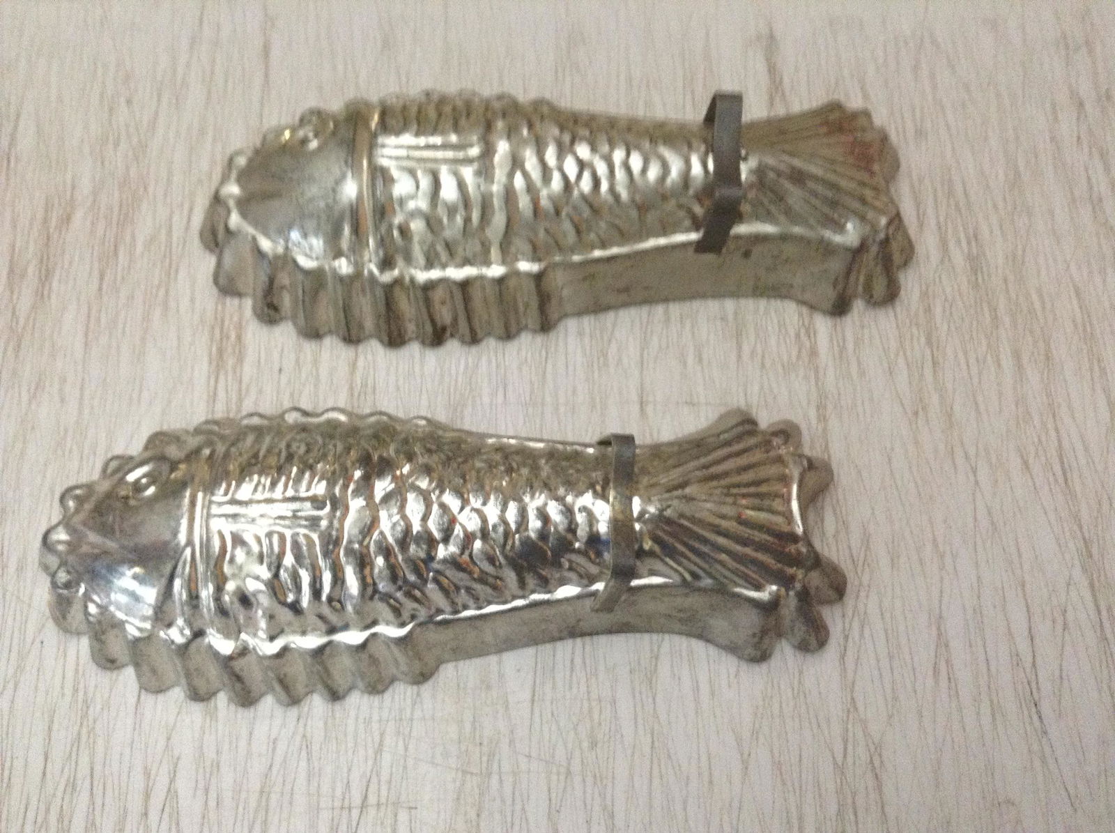 2 Early Fish Molds 10.5" long (1 of 1)