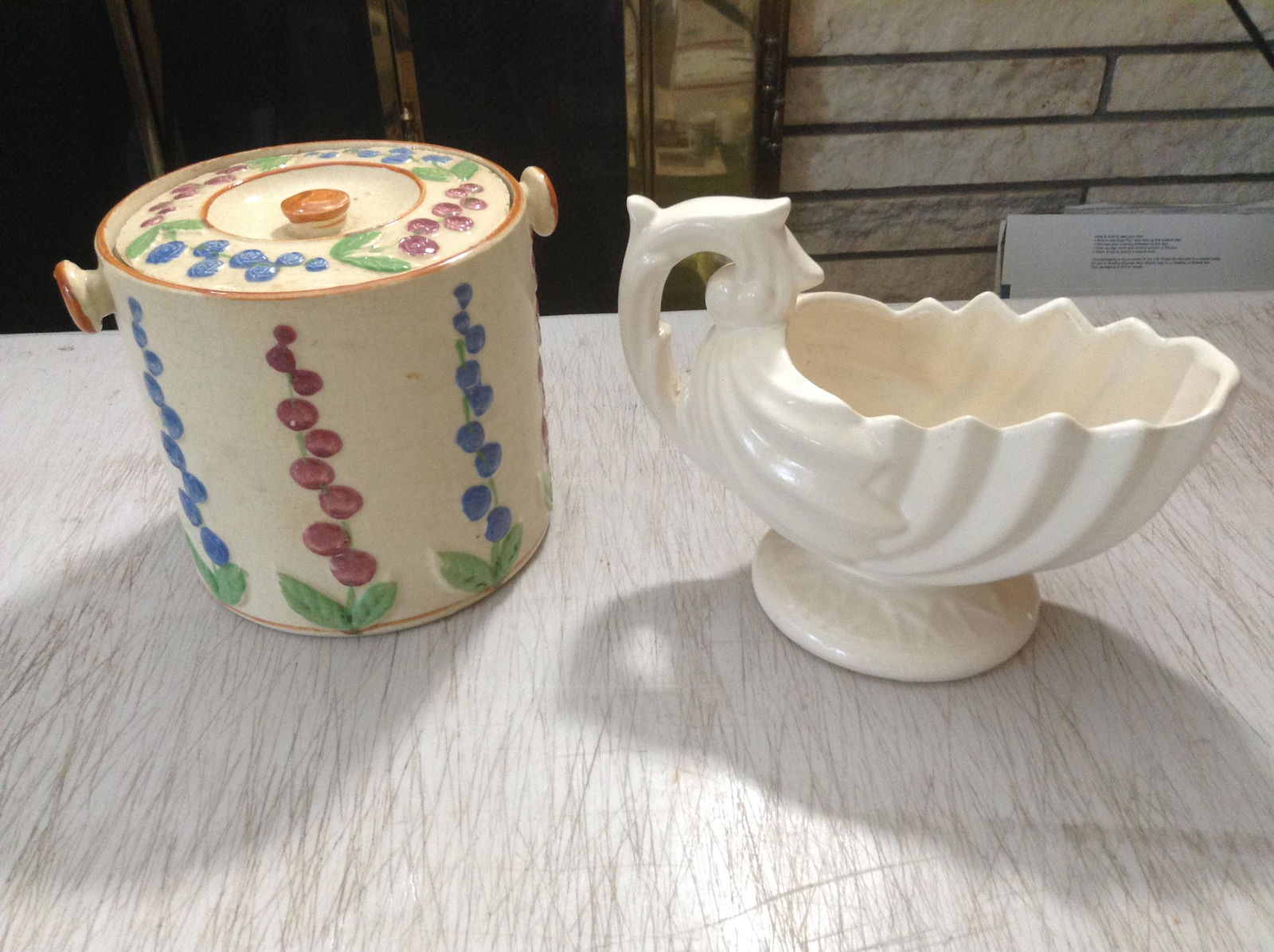 McCoy planter 9" tall and made in Japan Flour Jar (1 of 1)