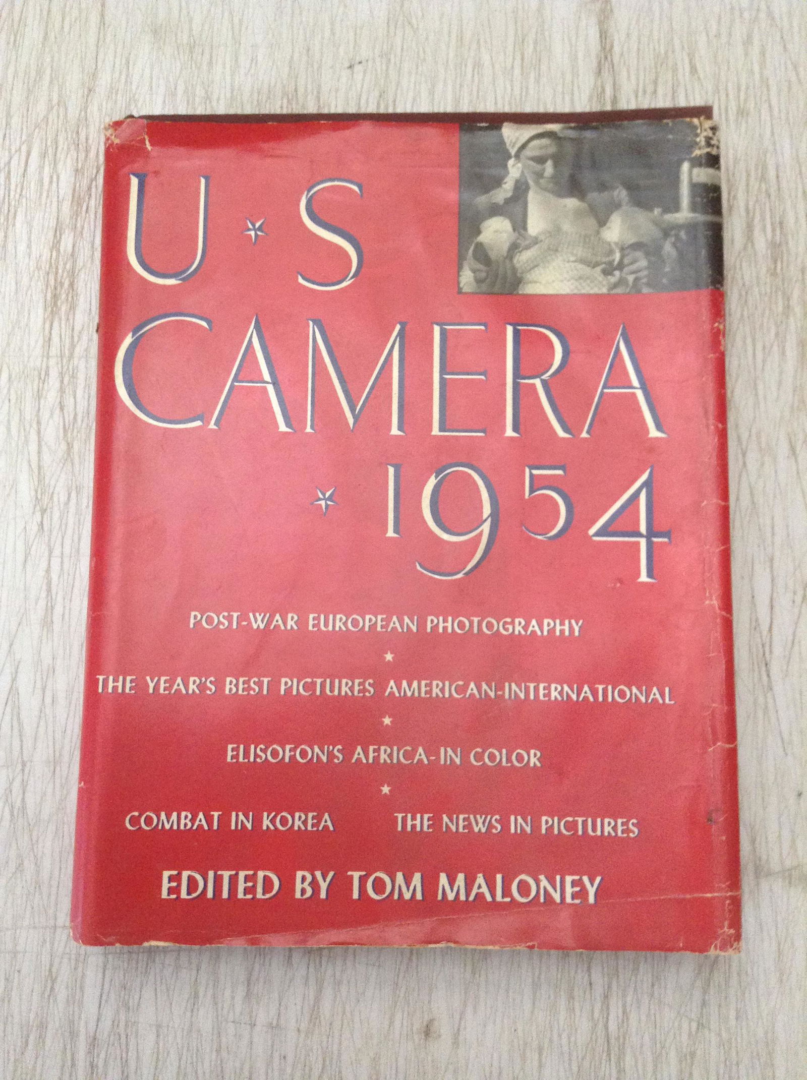 1953 First Edition U.S. Camera 1954 Book with Dust (1 of 1)