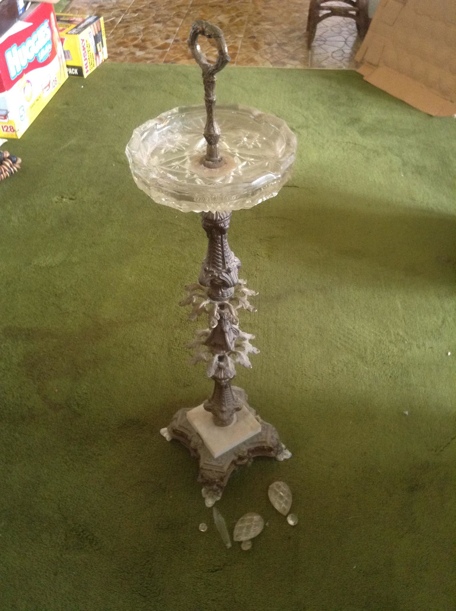 Vintage Cigar stand ash tray 31" tall (1 of 1)