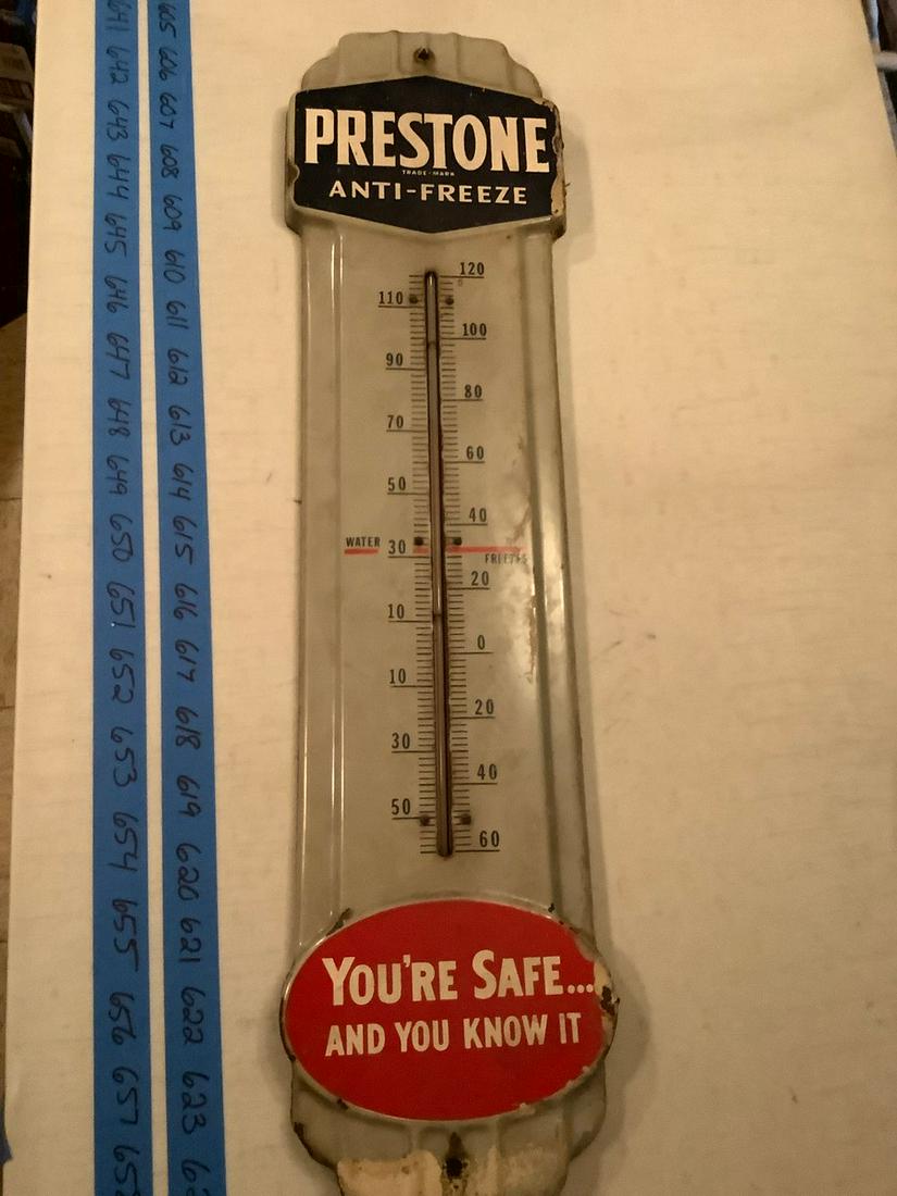 original Prestone anti-freeze giant thermometer 36 (1 of 1)