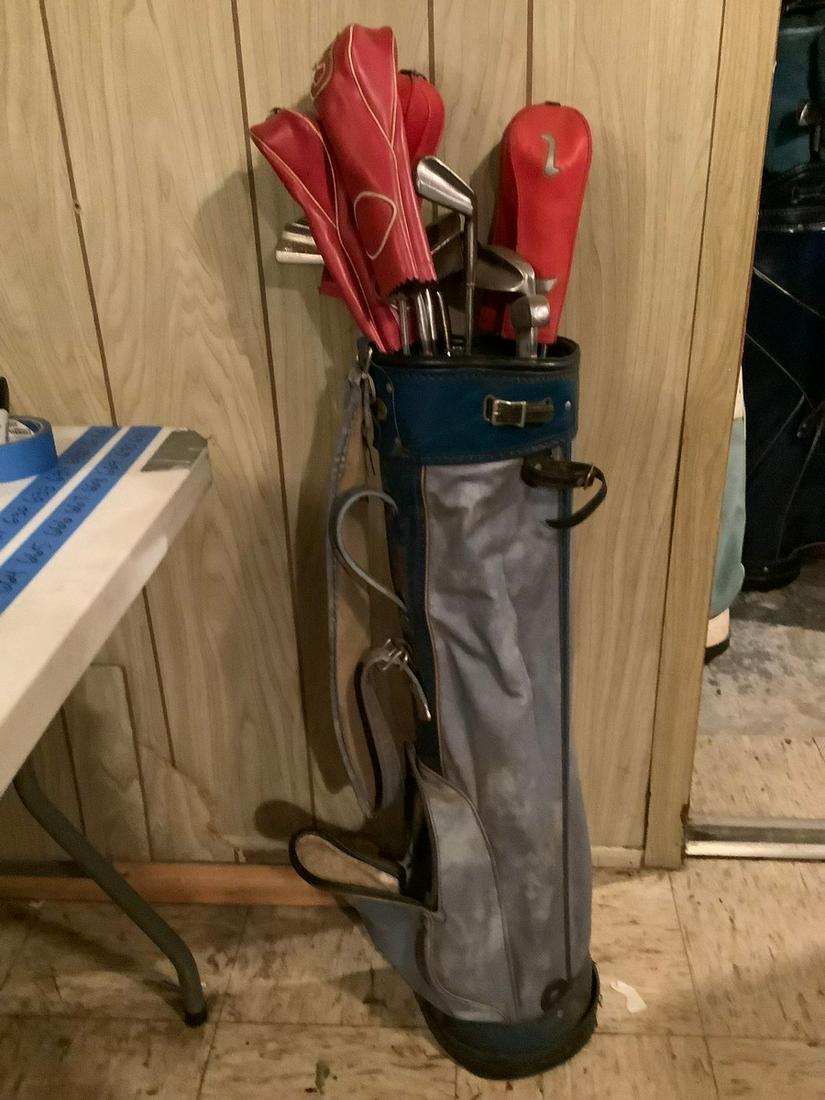 Ben Sayers golf clubs in bag: Ben Sayers golf clubs in bag