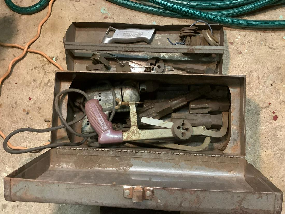 craftsman toolbox full of pipe fitting tools and more (1 of 1)