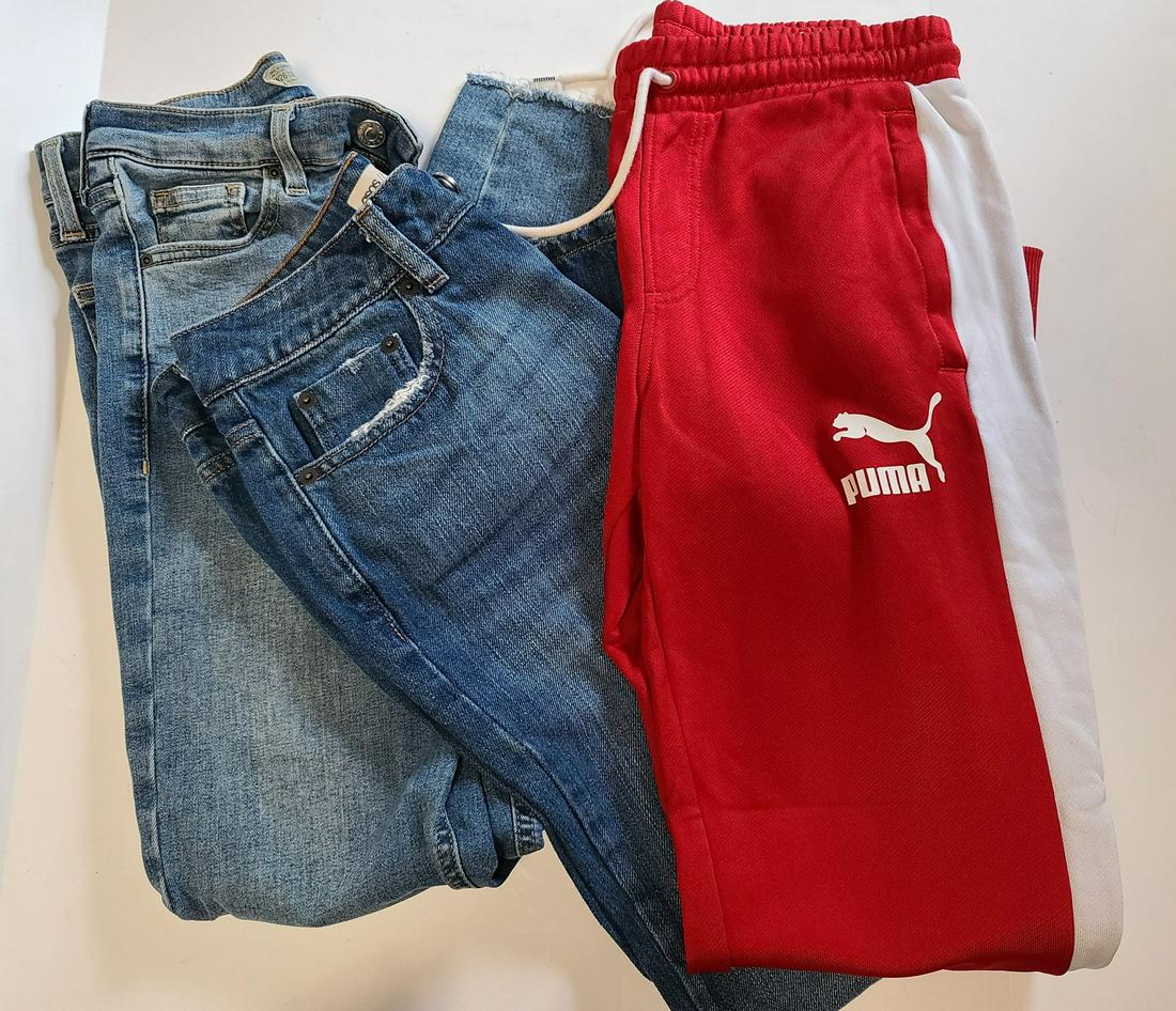 Ladies sz 4 topshop asos jeans Puma Track Pants (1 of 1)