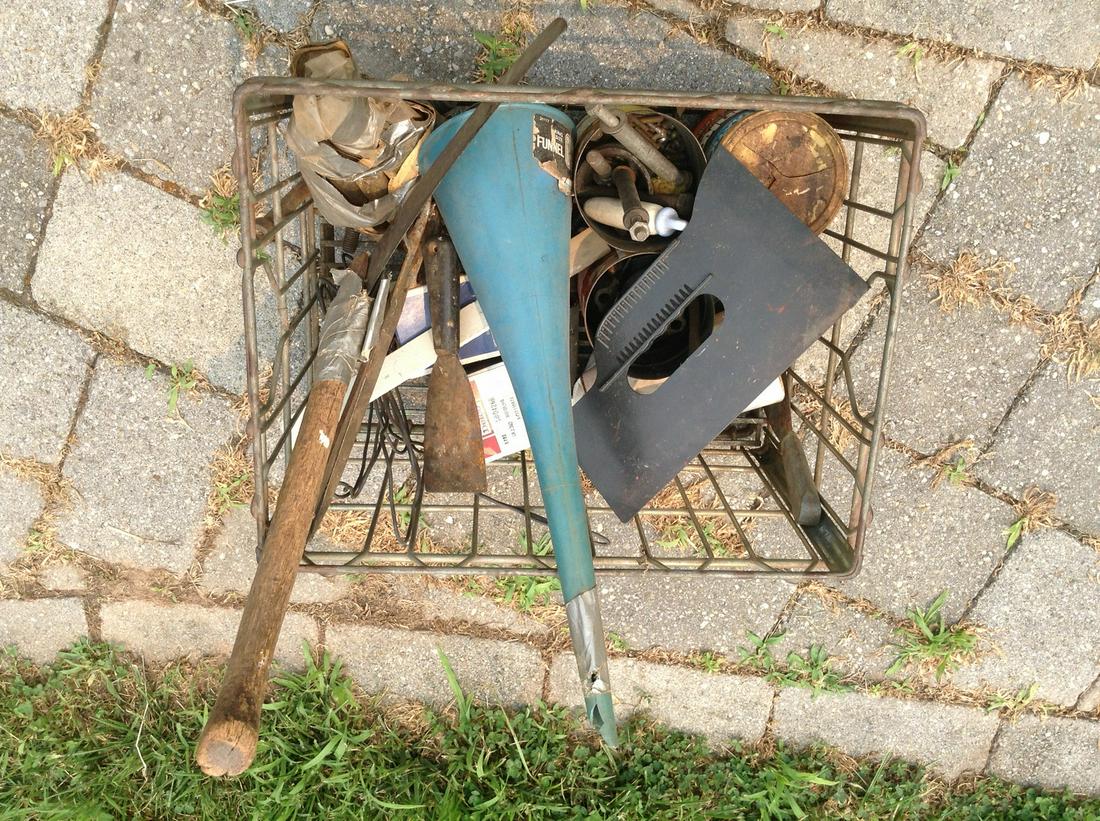 Box of Vintage Scissors, Tools, and More: Box of Vintage Scissors, Tools, and More