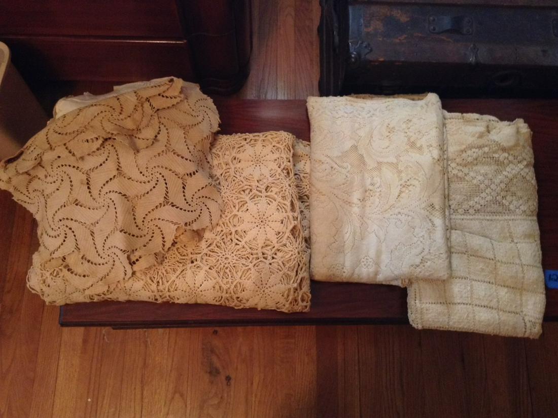 Lot of Crochet Table Cloths and More (1 of 1)