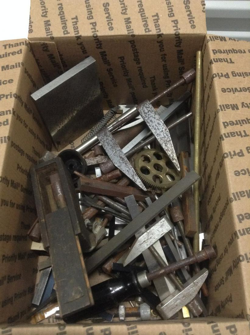 Box full of machinists tools and more: Box full of machinists tools and more